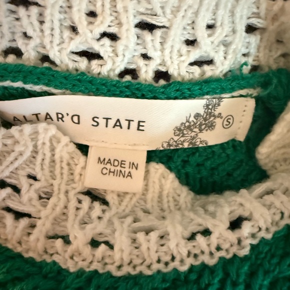 Altar'd State Poppy Crochet Tie Back Top - Picture 4 of 4